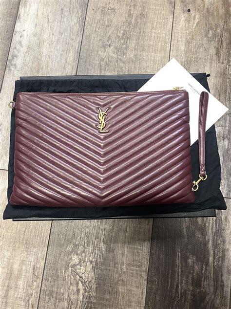 ysl monogram matelasse|ysl monogram quilted wallet.